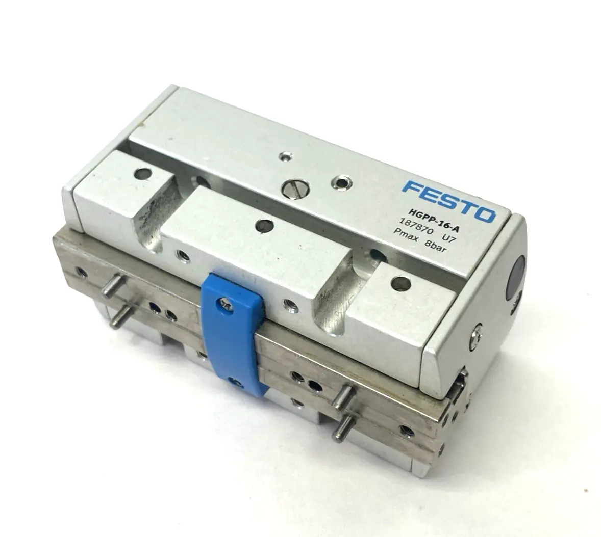 Used Festo 2-Jaw Parallel Gripper, 5mm Stroke per Jaw, 102N Force, 187870 Parts (Hydraulics and Pneumatics) Michigan US | Maverick Industrial Sales #1393211