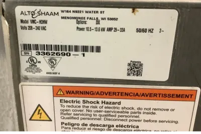 USED 2023 Alto-Shaam VMC-H3HW