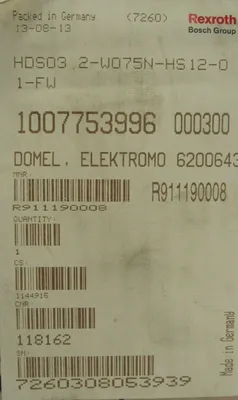 NEW SEALED REXROTH HDS03.2-W075N-HS12-01-FW SERVO DRIVE R911190008 R911275971