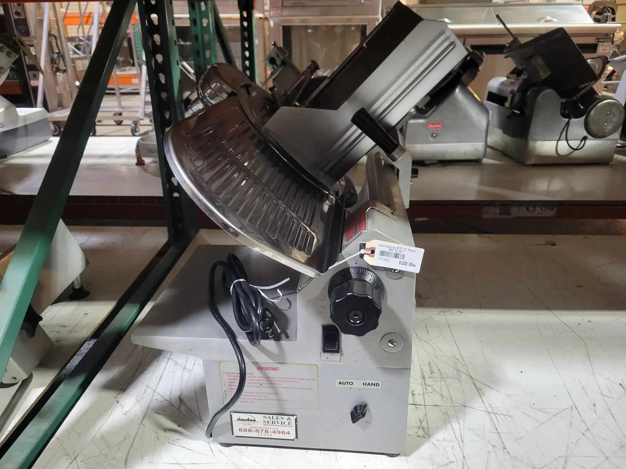 Used Precision 812C 12" Automatic Meat Slicer