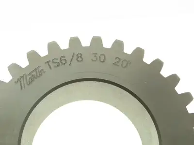 Martin TS6/8 3020 Spur Gear 3" ID x 5-1/4" OD x 2" Width 5/8" Keyway 30 Tooth