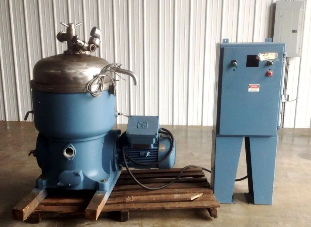 Westfalia KA 30-06-576 chamber bowl centrifuge, 316SS.