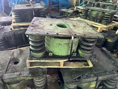 (4) GERB VISCODAMPER VIBRATION ABSORBING SPRING PADS FOR PRESSES: STOCK #21631
