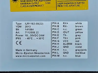 New | in-Stock MICRO-EPSILON 4299843 Automotive Equipment British Columbia CA | Lenmark #1441161