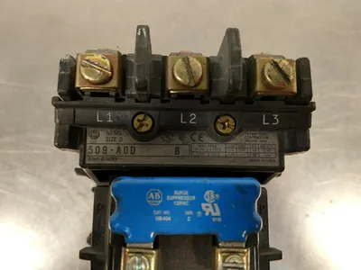 ALLEN-BRADLEY 509-A0D SERIES B SIZE 0 STARTER, 18AMP 600VAC 4E-10