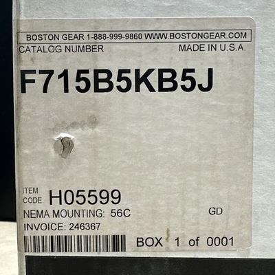 NEW Boston Gear F715B5KB5J