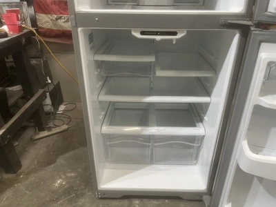 USED GE FREEZER ON TOP