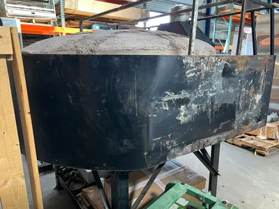 75-0323 New York Brick Oven Fire Show Series 125 Gas Rotating Pizza Oven