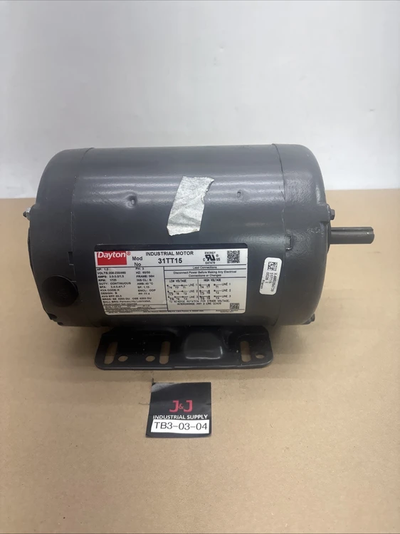 New | in-Stock Dayton 31TT15 Motors (misc) Indiana US | J&J Industrial Supply #1548369