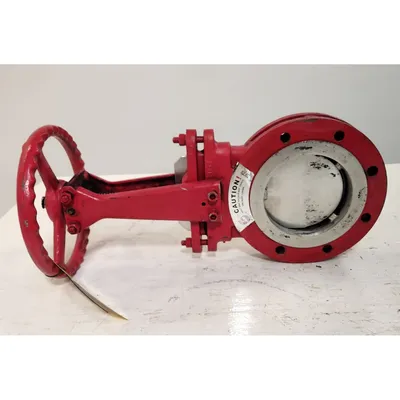 Used 6" Red Valve Inc. Stainless Steel Slide Gate Valve - Metal Seated
