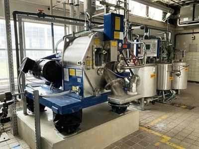 Krettek ProCent P 63 B Pilot horizontal peeler centrifuge, 316L SS.