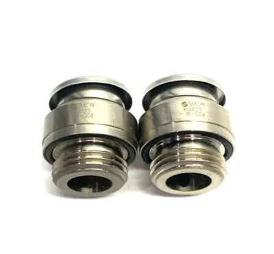 USED SMC METAL MALE INTERNAL HEX FITTING, STRAIGHT, 16MM OD TUBE