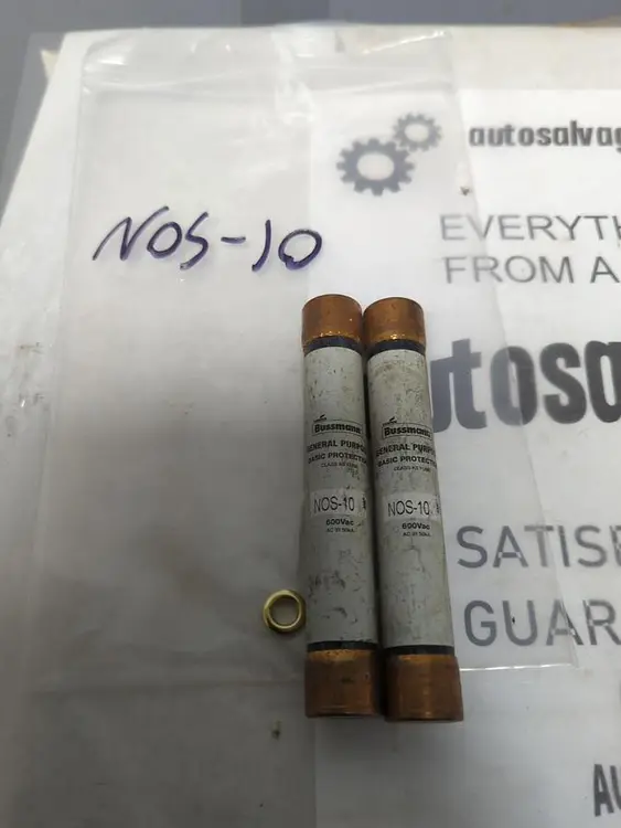 New | in-Stock COOPER BUSSMANN NOS-10 Miscellaneous Equipment (Electrical & Power) | Surplus Asset Holdings #1200571