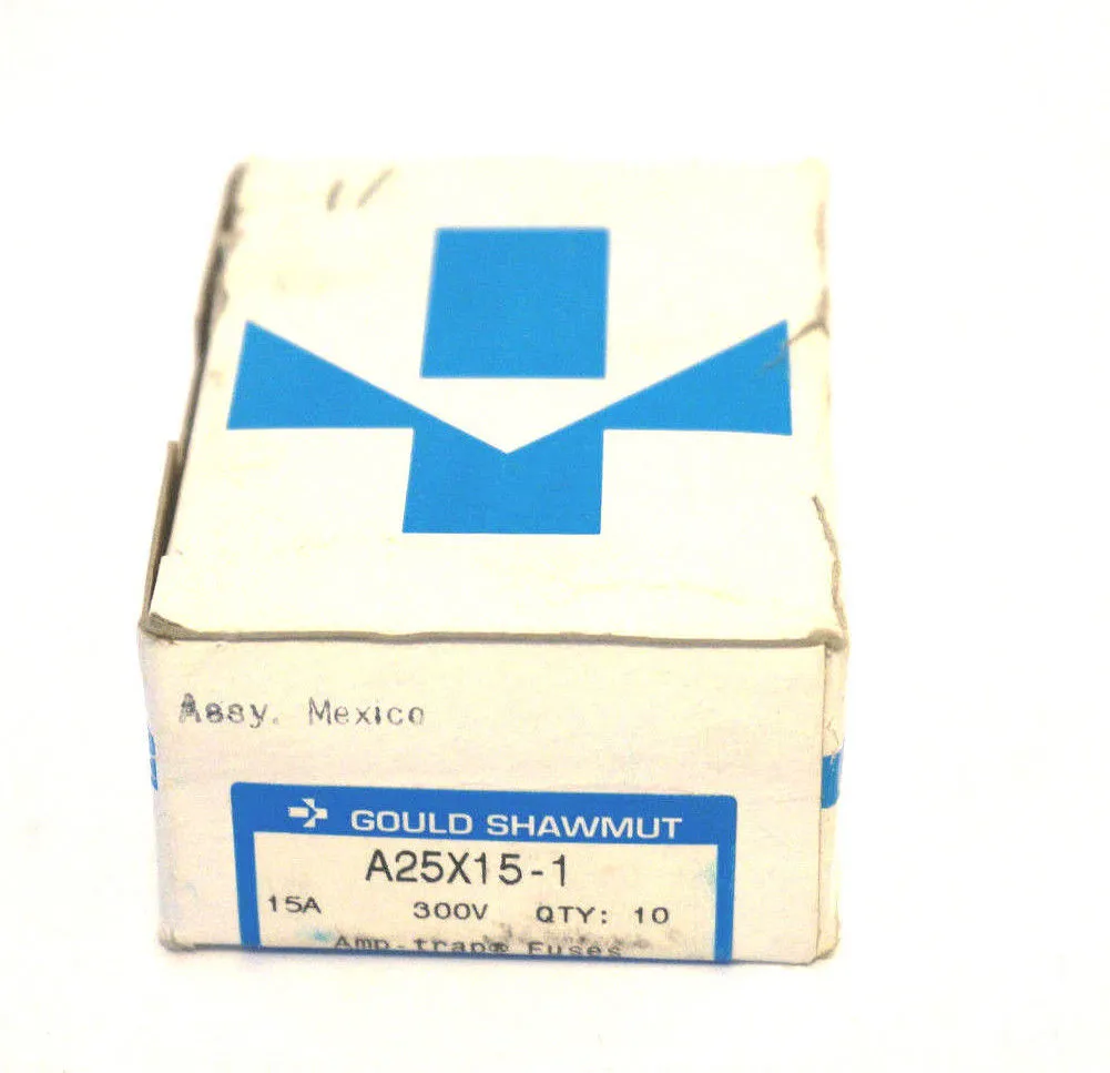 9 NEW GOULD SHAWMUT A25X15-1 FUSES A25X151