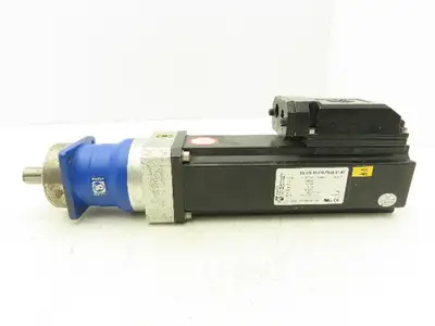 Elau SM 07060010P045S1B0 AC Servo Motor 6000rpm 400V w/10:1 Gearbox 16mm Shaft
