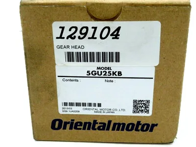 NEW ORIENTAL MOTOR 5GU25KB GEAR HEAD 129104