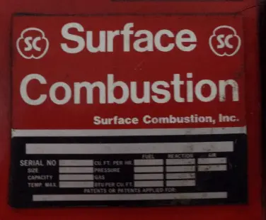 Item# G220 “Surface Combustion” 6,000 CFH Endothermic Generator