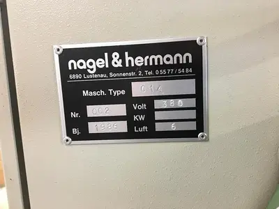USED 1986 NAGEL HERMANN 014 IRONING PRESS