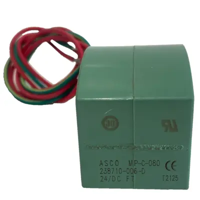 NEW ASCO 238710-006-D SOLENOID VALVE COIL 24VDC 238710006D