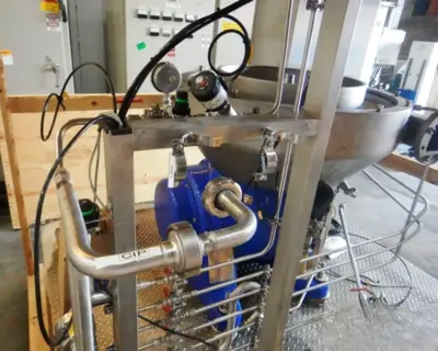 Alfa-Laval BREW 300 hermetic clarifier module, 316L SS.