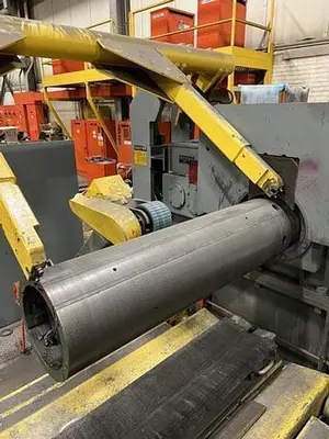 48" x .140" x 40,000 Lb. Stamco Slitting Line (Used)