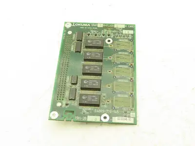 Okuma E4809-770-145 Printed Circuit FR Board Module PCB Sram 2 M+Flash 0M Card