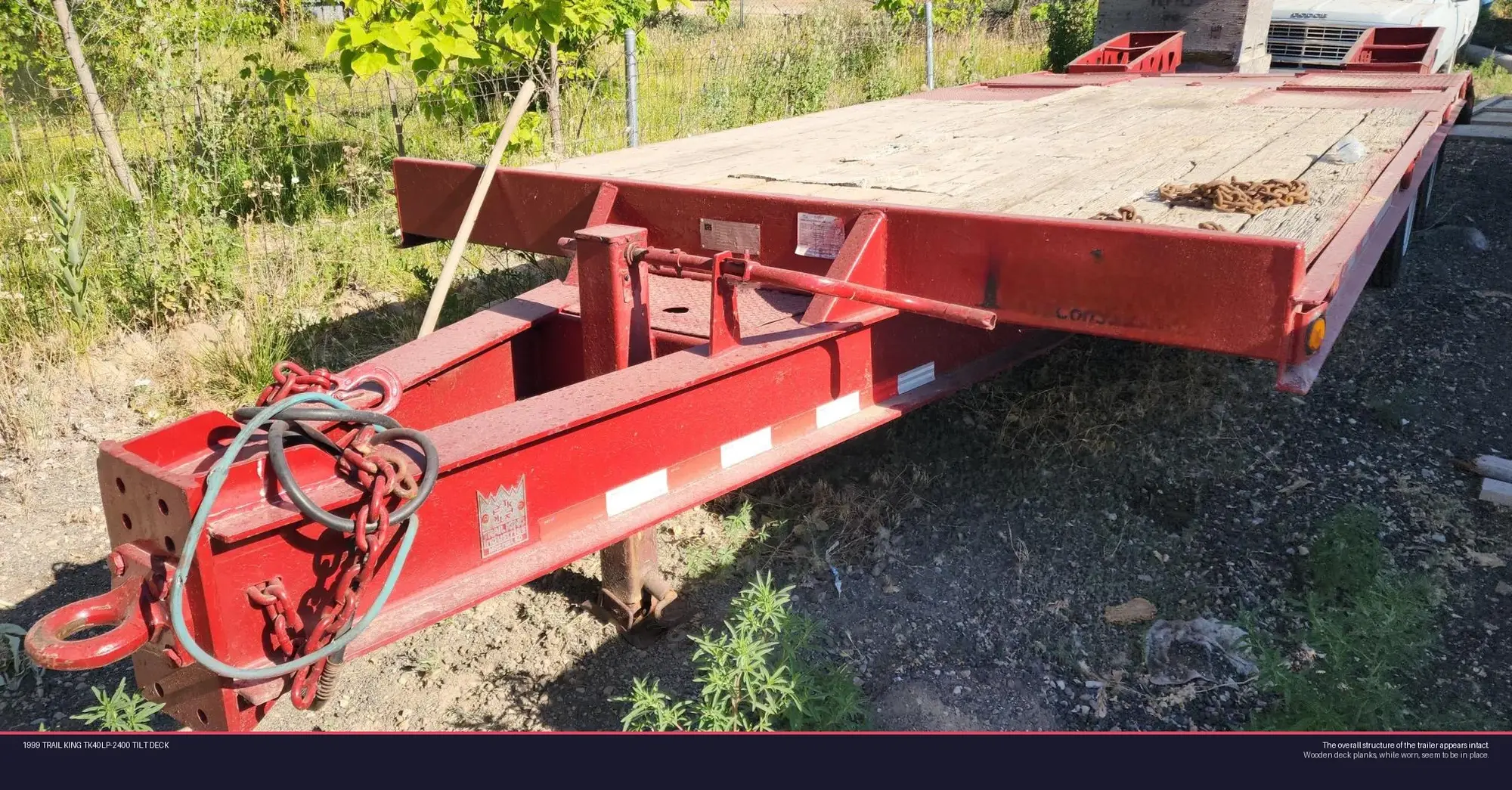 Used 1999 TRAIL KING TK40LP-2400 TILT DECK Tiltbed Trailers Idaho US | Proxy Equipment #1385131
