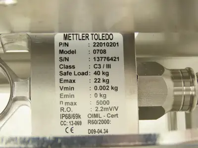 Mettler Toledo PBA430-A15 Digital Scale Base With Load Cell 0708 Missing Top