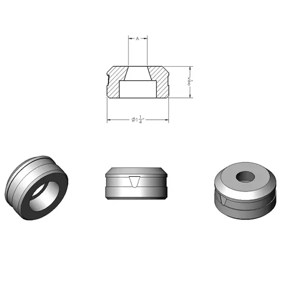 No. 16 and 17 Type O Round Die