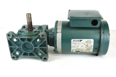 Reliance Electric P56H1337H Motor 3/4HP 1725RPM w/Dodge Tigear 10:1 Gear Reducer