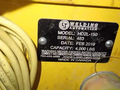 USED 2019 WELDING AUTOMATION HD2L100