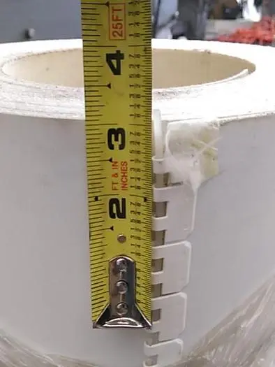 White 30” Wide Conveyor Belt