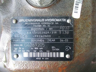 10 HP Airline Hydraulics / Rexroth Power System width Acummulator Manifold 3000 PSI