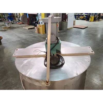 Used 568 Liter (150 gallon) Stainless Steel Portable Mix Tank