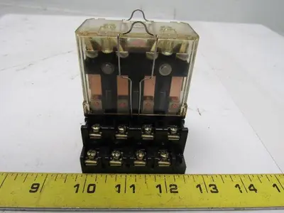 Matsushita HG4-DC24V Relay W/Socket 20A 250V From a Watino LG71 CNC