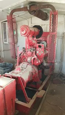 USED GARDNER DENVER PE-5Y 3X5 TRIPLEX WELL SERVICING REVERSING MUD PUMP PACKAGE