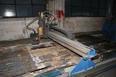 USED MESSER GRIESHEIM EUROCUT PLASMA 1600 X 3200 MM CNC