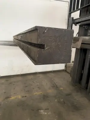 8'(96") PRESS BRAKE BOTTOM 4-WAY DIE HOLDER. STOCK # 0876924