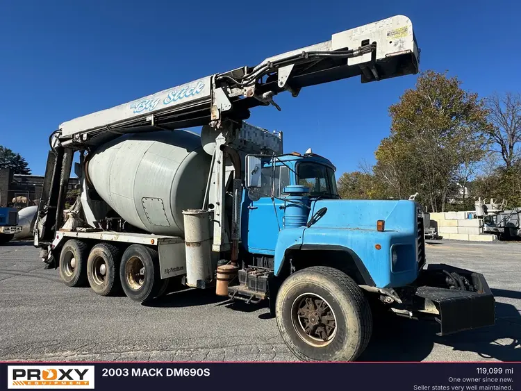 Used 2003 MACK DM690S Concrete Mixer Trucks Pennsylvania US | Proxy Equipment #1379067