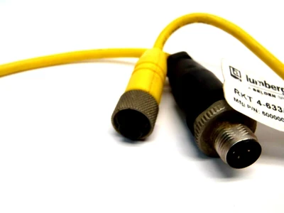 Used Lumberg M12 Male to Female Cordset Electrical Fittings Michigan US | Maverick Industrial Sales #1467954