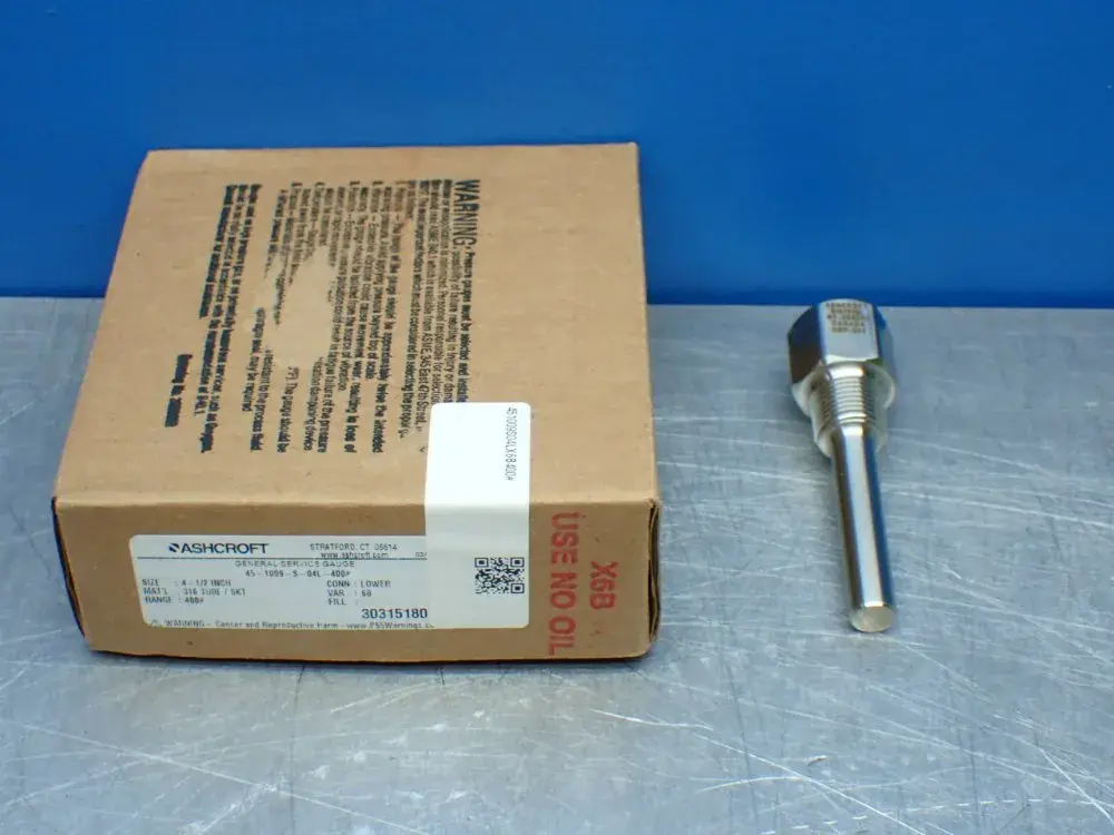 New | in-Stock ASHCROFT 451009S04L400# Lab Manometers Ohio US | HGR 24 #904396