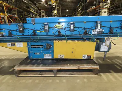 Hytrol ABEZ 30"x 11' EZLogic Accumulation Roller Conveyor 27"BF Center Drive 3PH