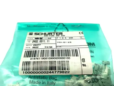 New | in-Stock Schurter Surface Mount Fuse Link Fuses Michigan US | Maverick Industrial Sales #1464002