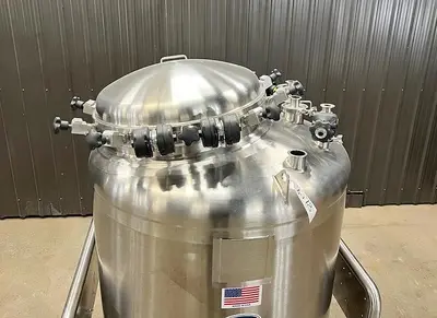 Used 158 Gallon Tank (Vessel), 316L Stainless Steel