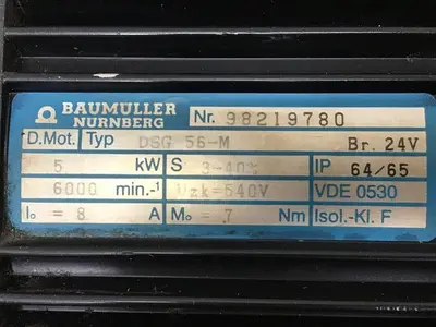 USED BAUMULLER DSG 56-M