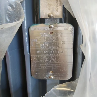 Reliance 125 HP 460 Volt Vertical Motor