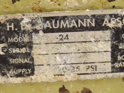 H.D. Baumann 32-24 588 Pneumatic Diaphragm Bronze Control Valve 1/2" Threaded