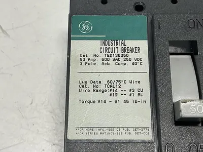 USED GENERAL ELECTRIC TED136050