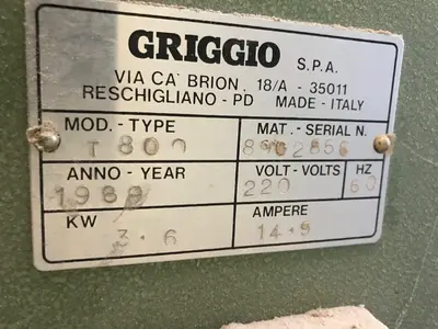 Griggio T800 Shaper