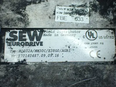 USED SEW EURODRIVE MQD32A/MM30C/Z38G0/AGB1